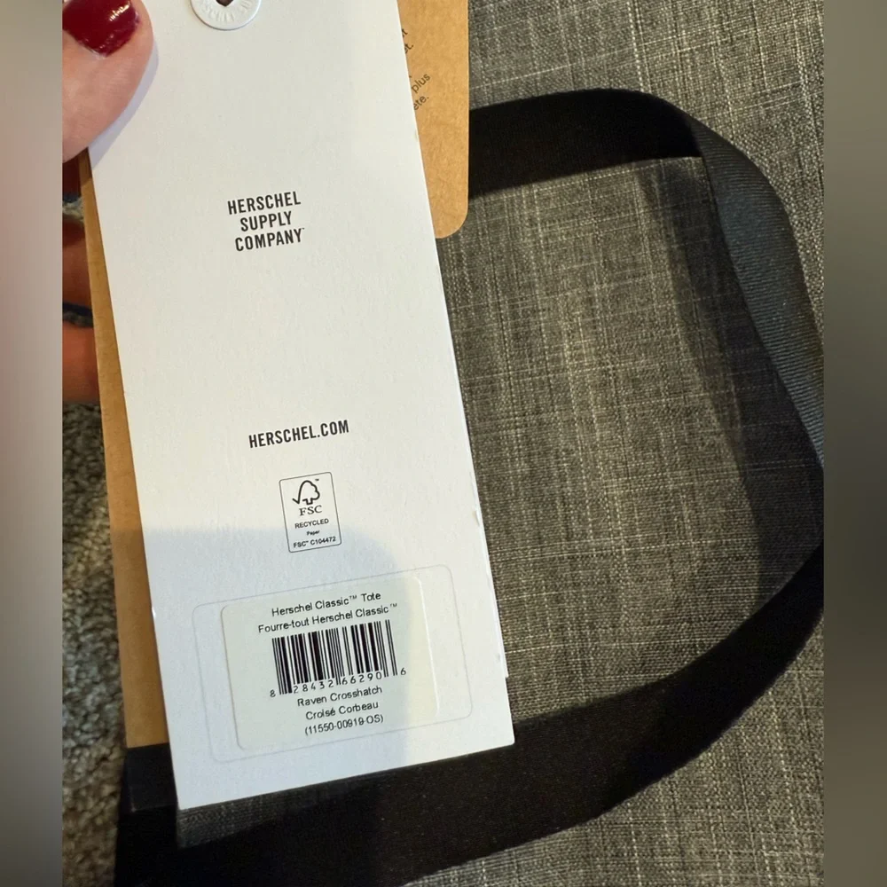 Herschel Supply Company Gray Classic Tote Bag